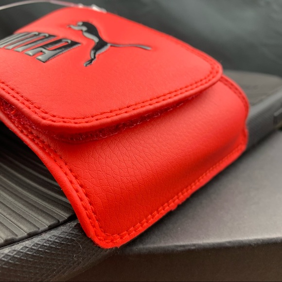 Puma Cool Cat Velcro Red Men’s Slides - Picture 6 of 10